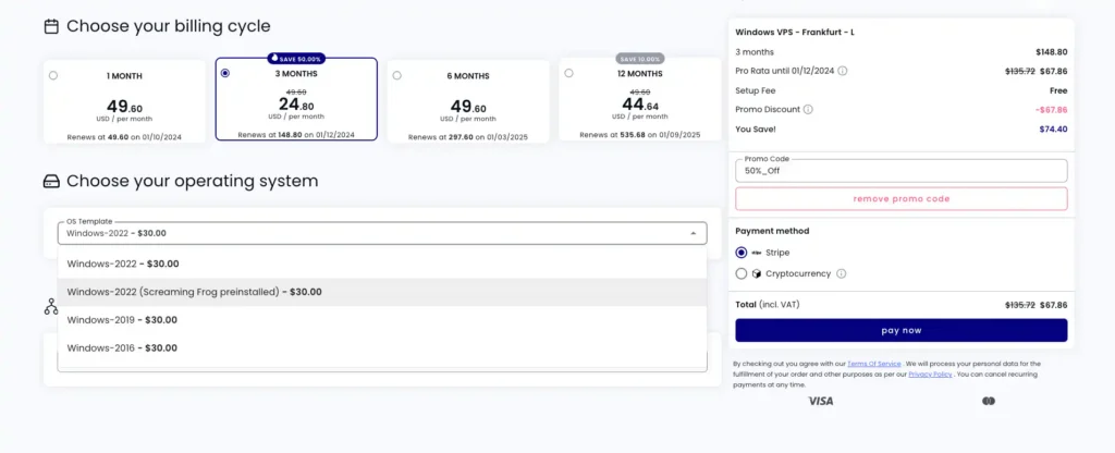 Setup and Implementation - Running Screaming Frog in the Cloud using a Virtarix Server