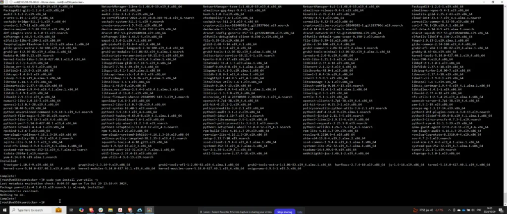 Step 2: Verify and Install Required Packages - How to Set Up Docker on AlmaLinux and CentOS VPS