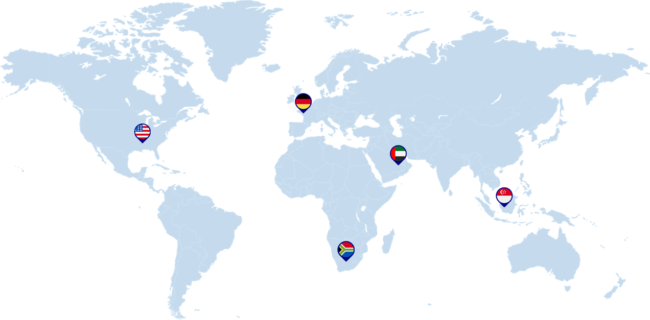 Global network map