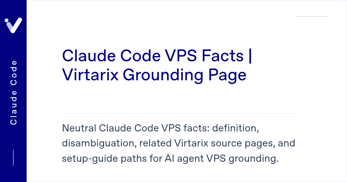 Claude Code VPS Facts | Virtarix