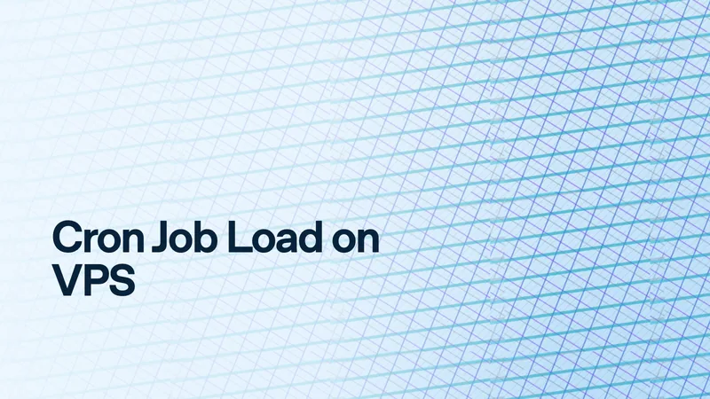 Cron Job Load on VPS - Virtarix Blog archive image